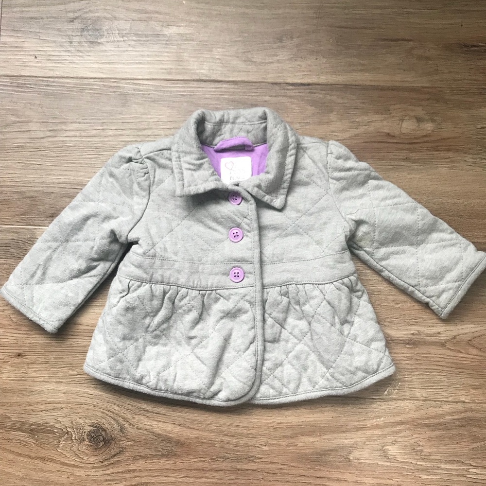Baby girl 9-12 months quilted jacket